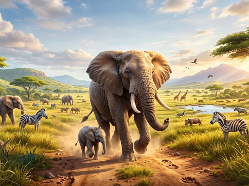 Zoo Elephant Simulator City Attack - BET456