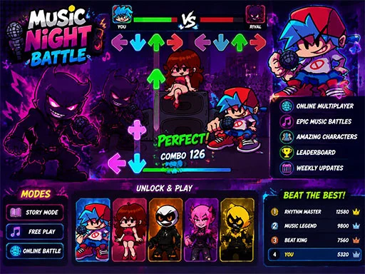 Music Night Battle: Rhythm Game - BET456